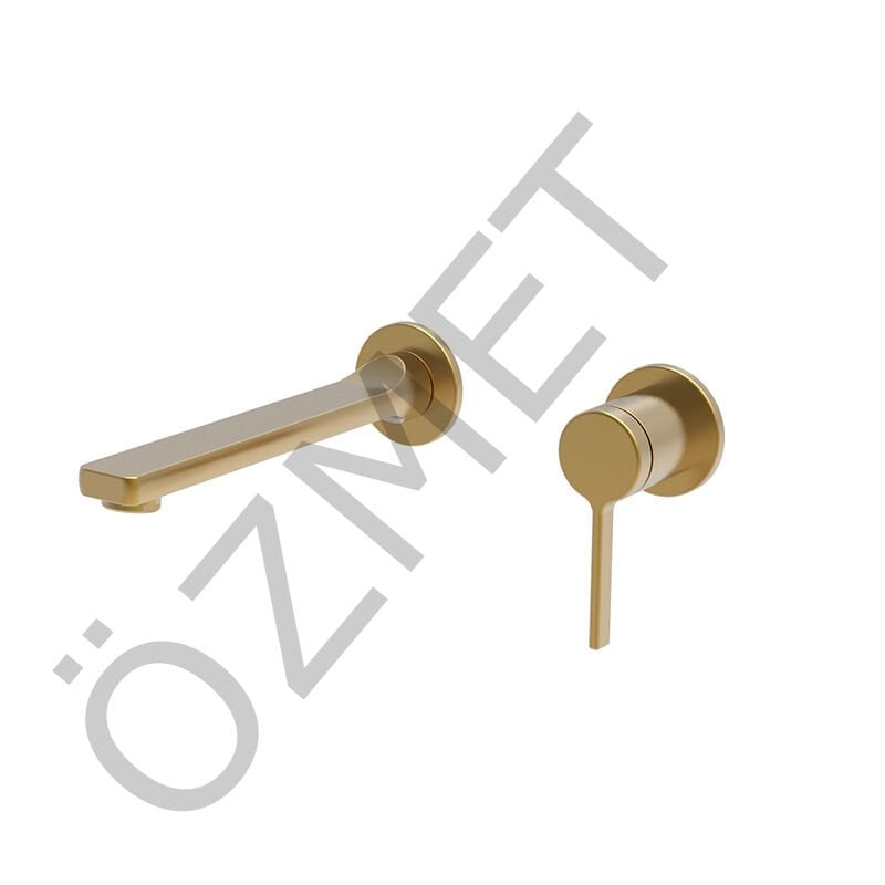 Bold Ankastre Lavabo Bataryası Mat Altın 910578