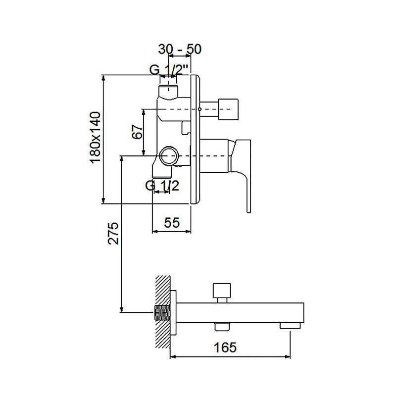 Aqua Ankastre Banyo Bataryası 941131