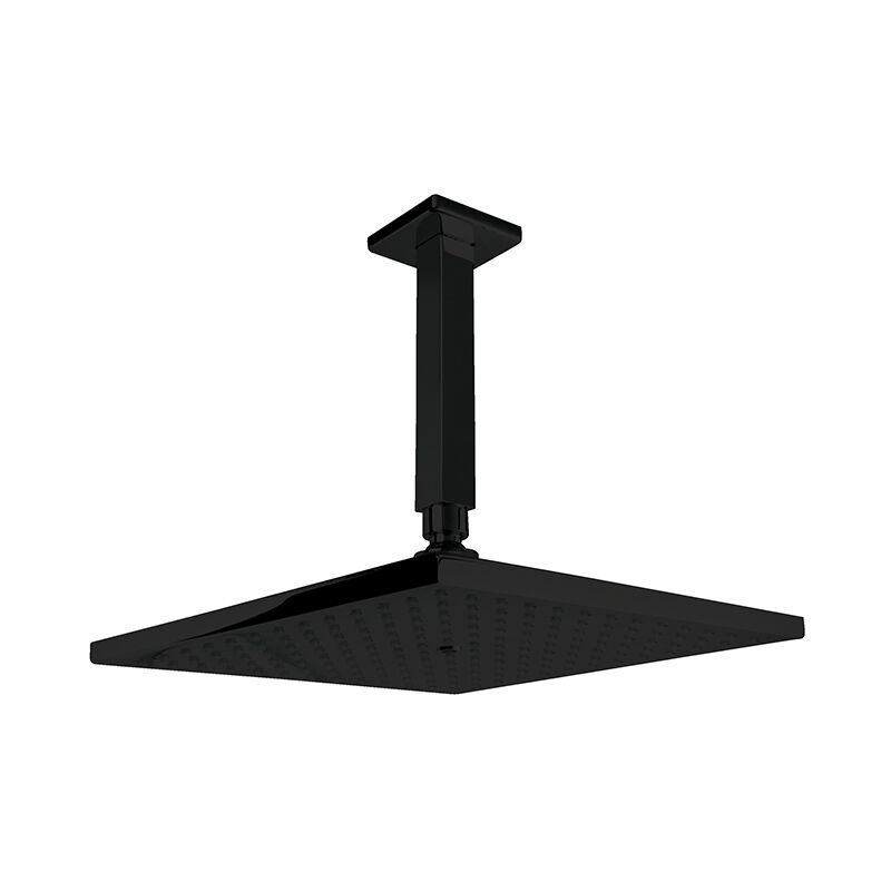 Corner Tavandan Ayarlı Duş Başlığı-Siyah 470532B